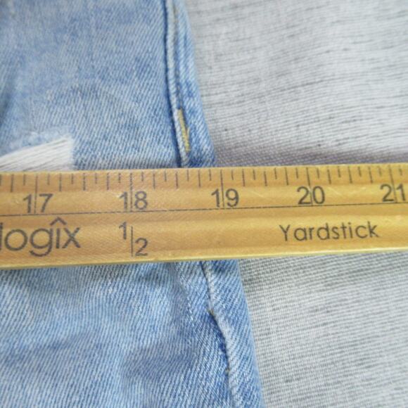 Old Navy Jeans Mens 32X30 Blue Skinny Built In Flex Distressed Y2K Punk Grunge - Picture 8 of 12